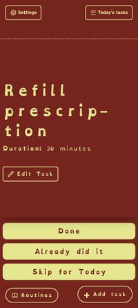 TearOff app screenshot Reduced Cognition