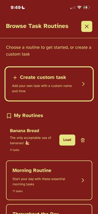 TearOff app making bread - Load Routine